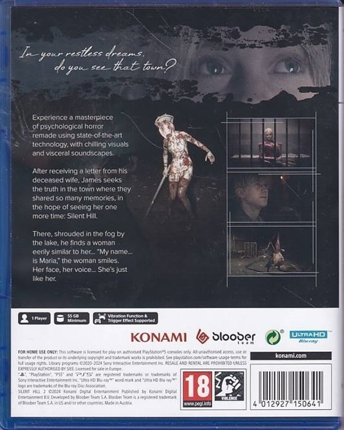 Silent Hill 2 - PS5 (A Grade) (Genbrug)